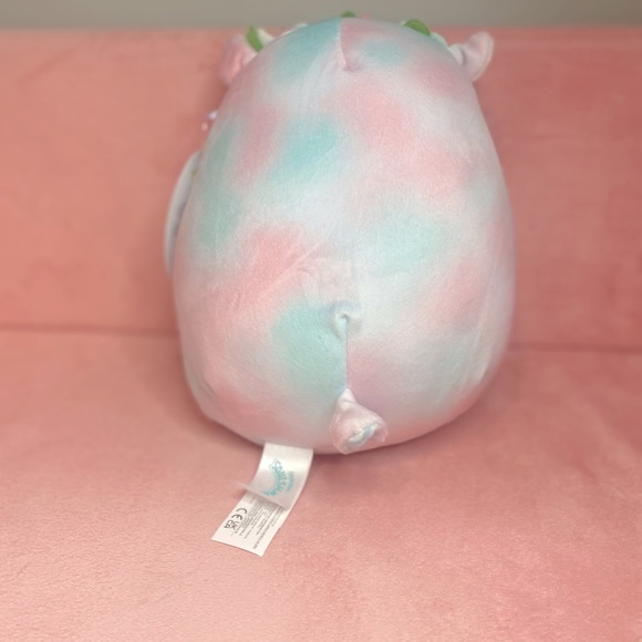 ON HOLD! NWT Squishmallows 8" Arabella the Llama Flower Headband Animal Squad - Picture 3 of 4